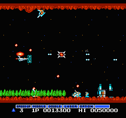 Gradius (Japan) In game screenshot